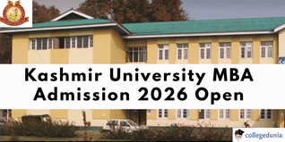 Kashmir University MBA Admission 2026 Begins via CMAT; Apply by April 23 @kashmiruniversity.net